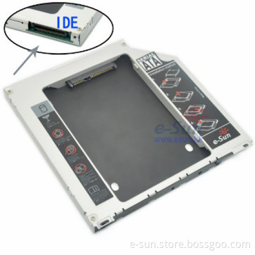 Factory and Convenient 9.5mm Second HDD Caddy for Macbook Pro